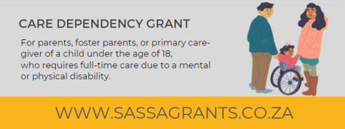 SASSA Care Dependency Grant for primary caregivers