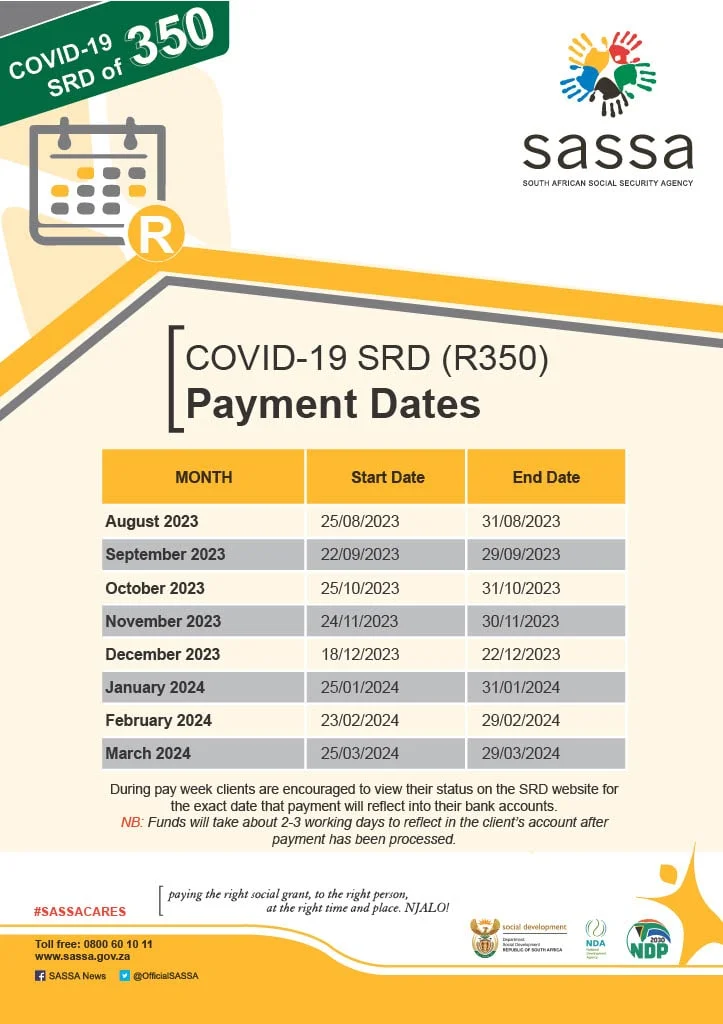 srd grant payment dates 2023 to 2024